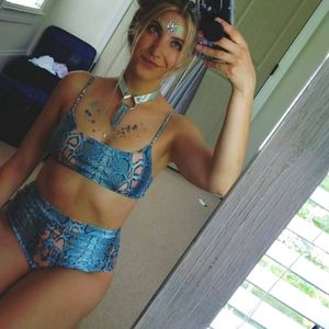 iheartraves Snakeskin Bralette